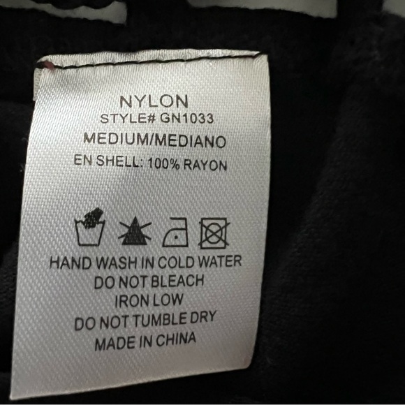 Nylon Apparel Sleeveless Top Lace up Side Tie Black Medium - Picture 8 of 11